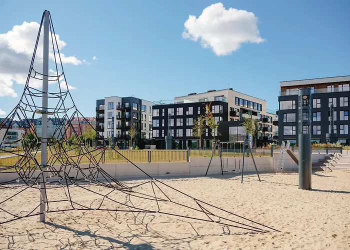 Lägenhet Stylish Waterfront With Lounge Terrace & Sauna